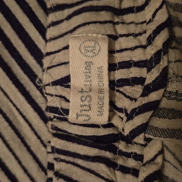 Just Living Navy Stripe Pants XL - Picture 4 of 4